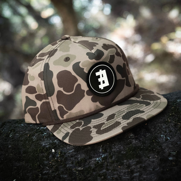Duck Camo Hat Dark