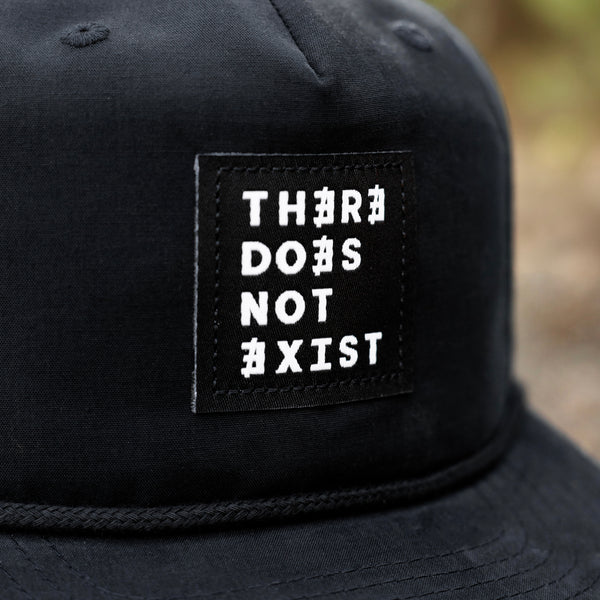 Black Rope Stitch Hat